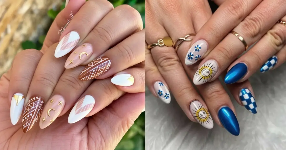 boho nail ideas
