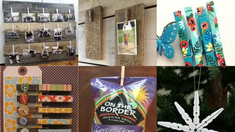 20+ Clever Clothespin Craft Ideas That Cost Almost Nothing