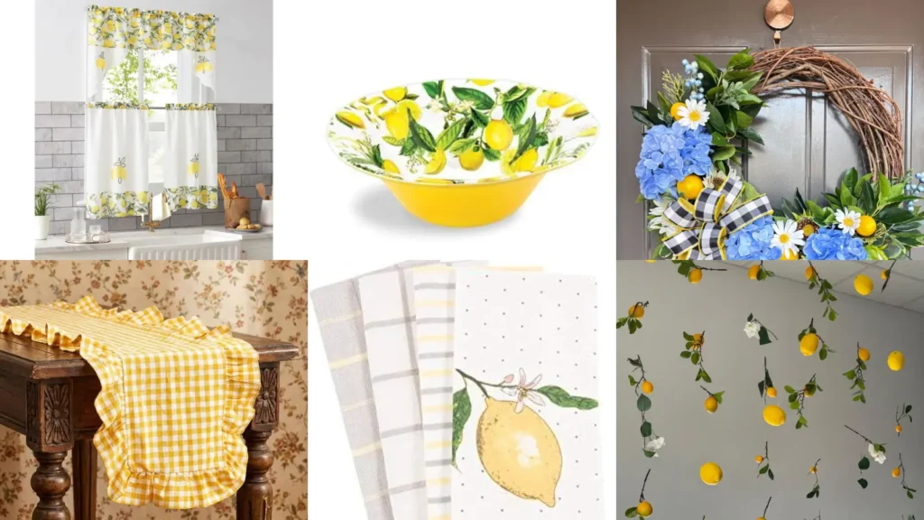 25+ Lemon Decor Kitchen Ideas Summer That Pop