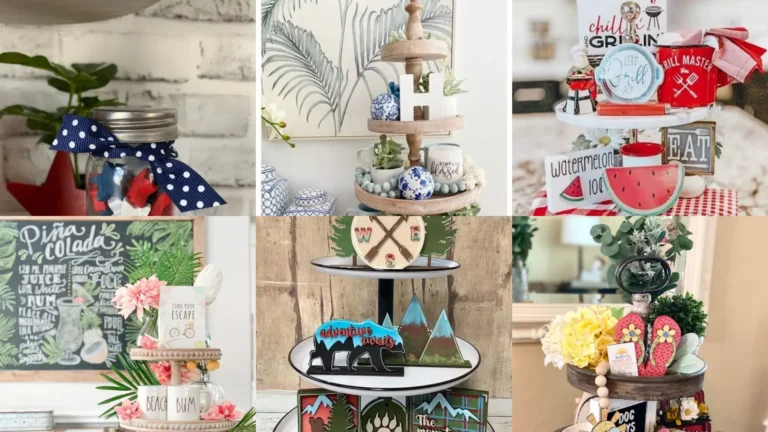26+ Summer Tiered Tray Ideas Create Instant Wow Factor