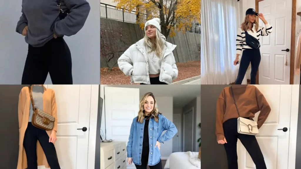 35 Trendy Flared Leggings Outfit Ideas You Can’t Get Around Right Now