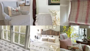 20+ Genius Decorating With Ticking Stripe Worth Stealing