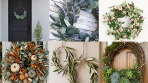 20 Eucalyptus Wreath Front Door Ideas and Pretty Greenery Alternatives