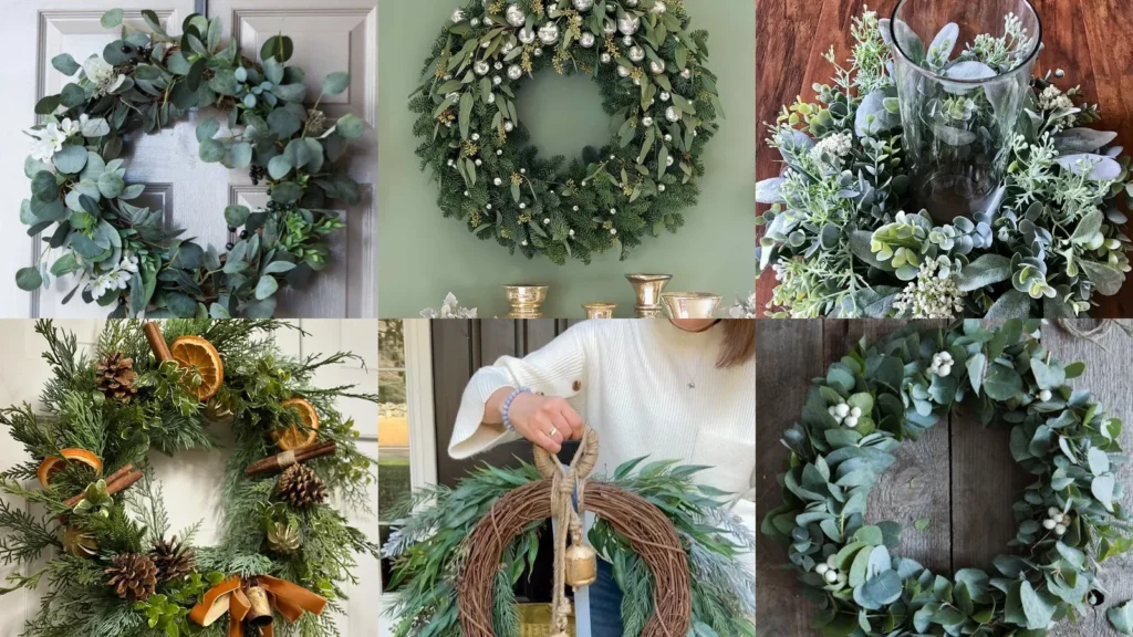 20+ Stunning Eucalyptus Wreath Holiday Decorating Ideas