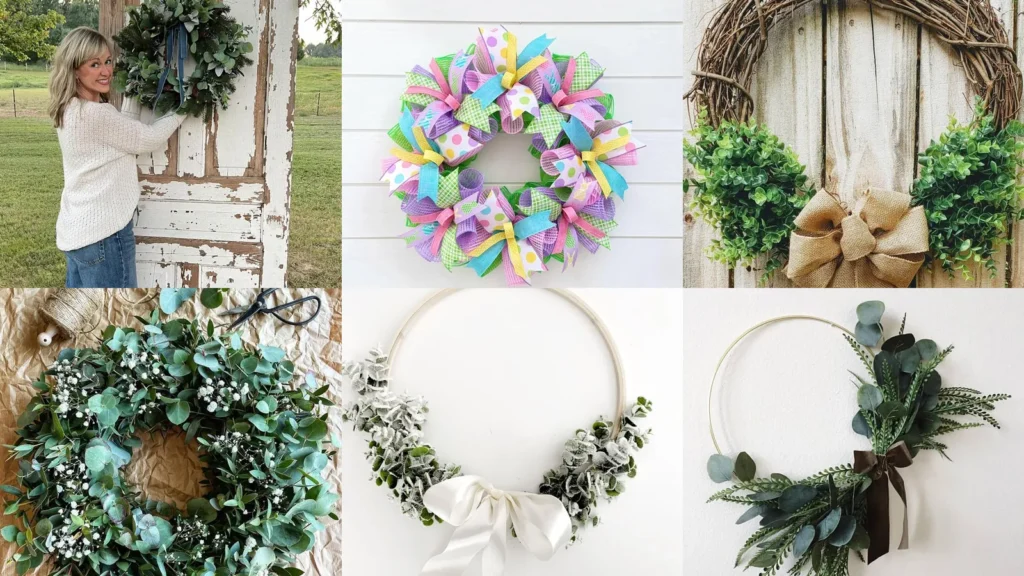 20+ Stunning Eucalyptus Wreath With Ribbon Ideas