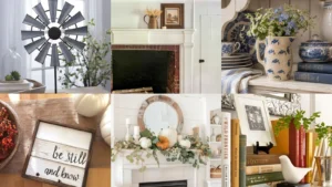 16+ Stunning Farmhouse Mantel Decorating Ideas Anyone Can Copy