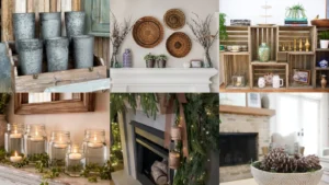 18+ Stunning Farmhouse Mantel Decorations That Steal Hearts