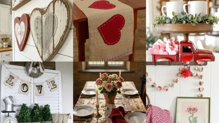 16+ Stunning Farmhouse Valentine Decorating Ideas You'll Steal