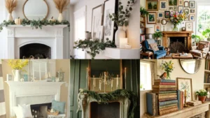 13+ Stunning Fireplace Mantel Decorations That Stop Guests