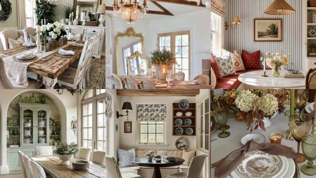 20 French Country Dining Room Ideas With Pretty Details to Try