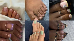 20 French Tip Toe Nails Ideas From Classic White to Colorful Designs