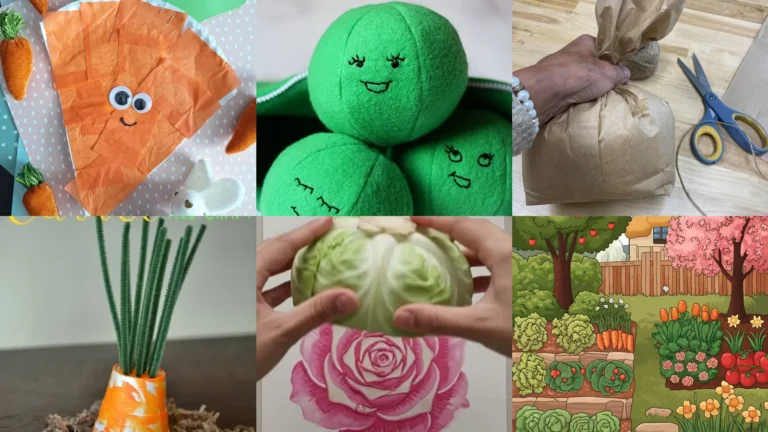20 Vegetable Craft and Garden Inspiration Ideas for Preschool