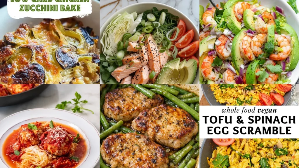 20 Meal Ideas to Inspire Your High Protein Low Carb Recipes