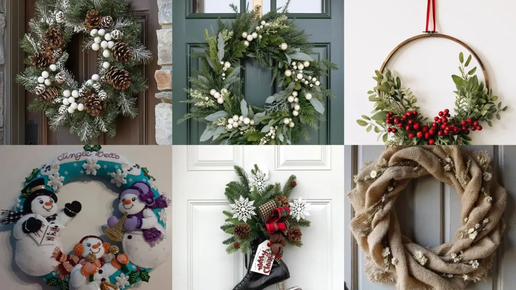 20 January Door Wreath Ideas and Winter Door Decorations