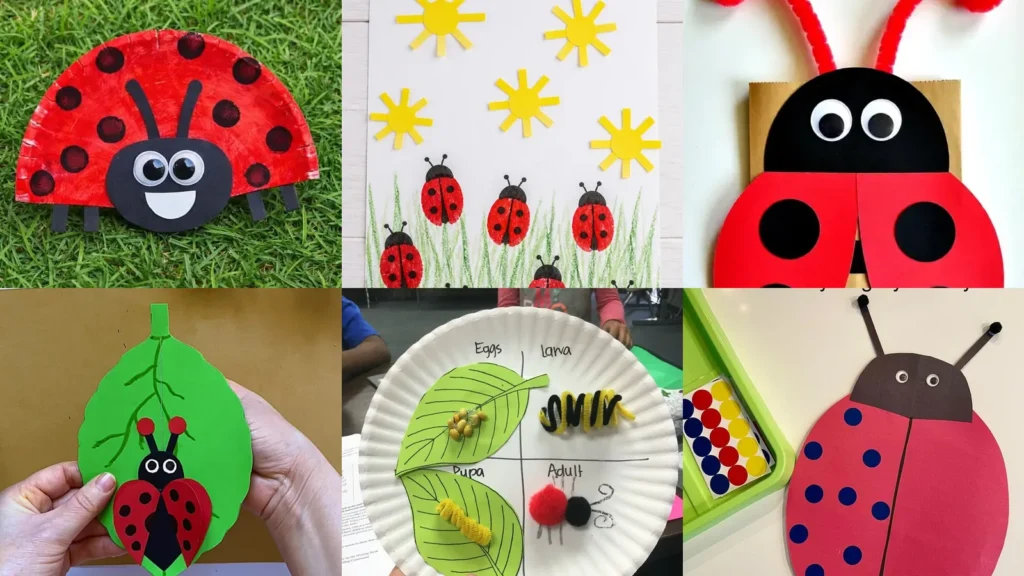 20 Ladybug Crafts for Preschool With Cute Spots and Smiling Faces