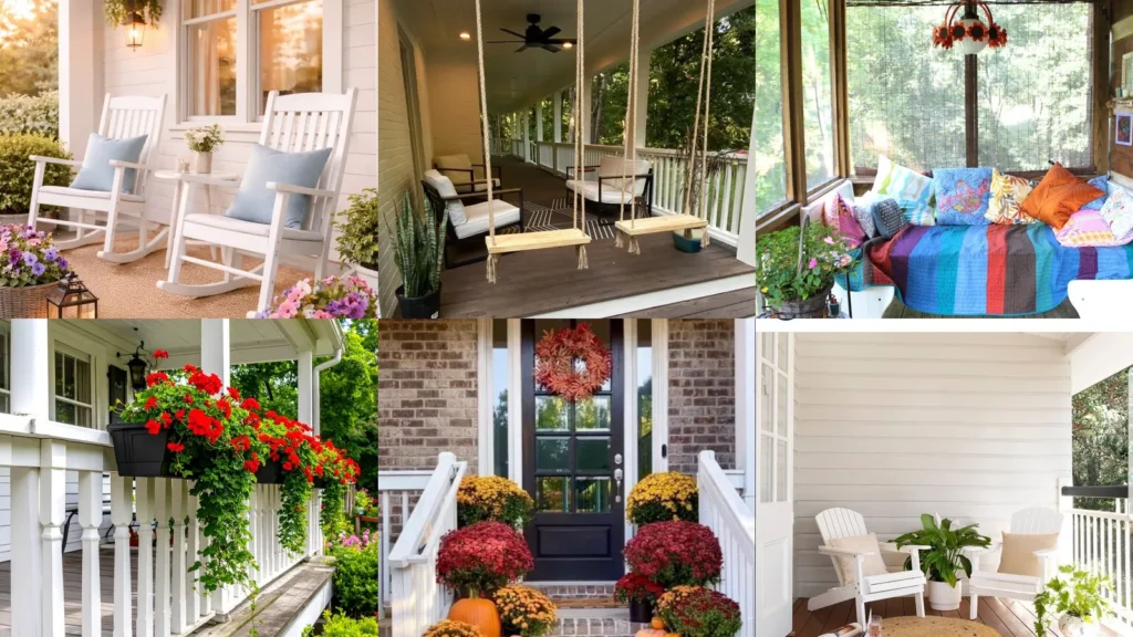 20 Long Narrow Porch Decorating Ideas With Plants, Seating and Pretty Details