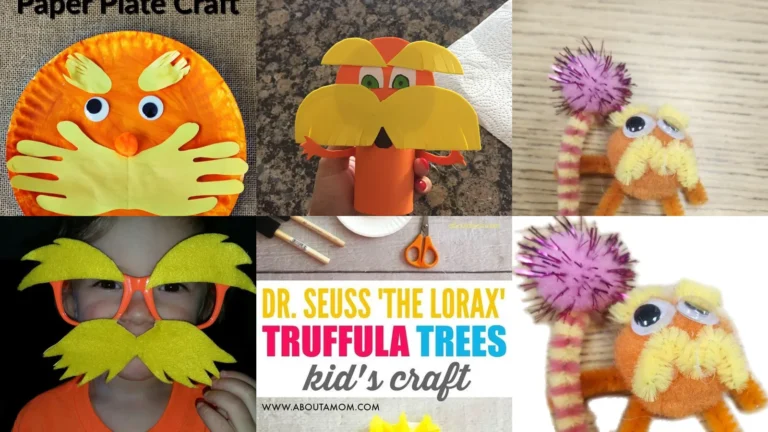 20 Lorax Crafts for Preschool and Colorful Storytime Ideas