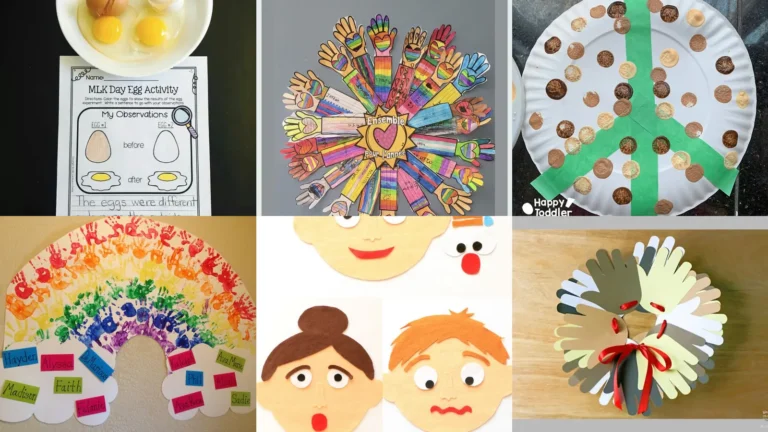 20 Martin Luther King Jr. Crafts for Preschool and Related Activities