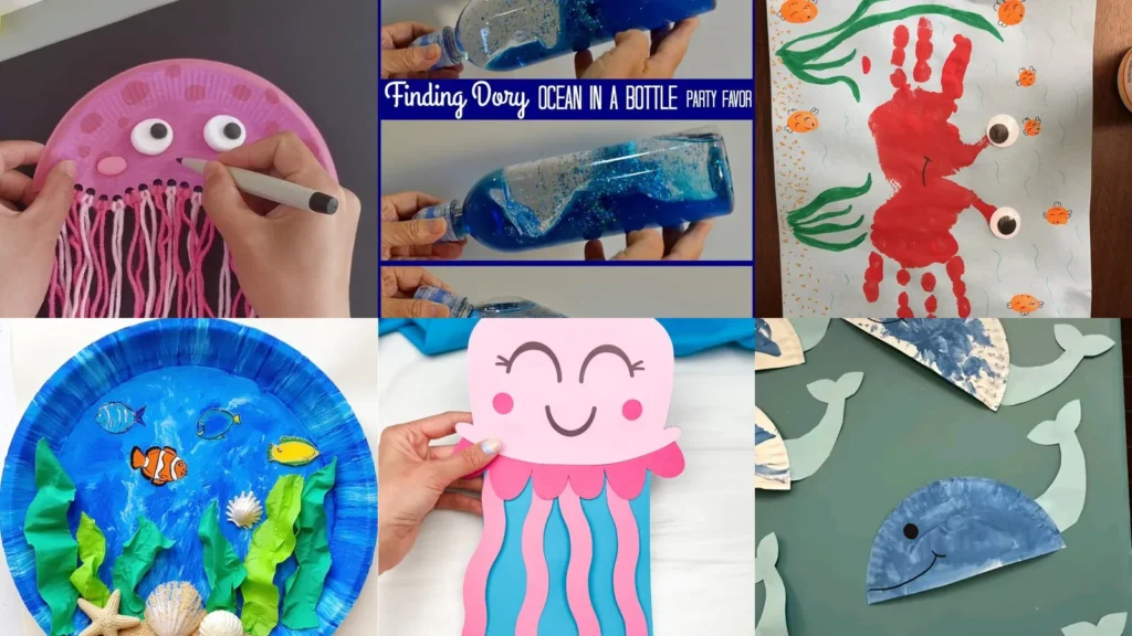 20 Ocean Crafts for Preschool With Colorful Fish, Jellyfish and More