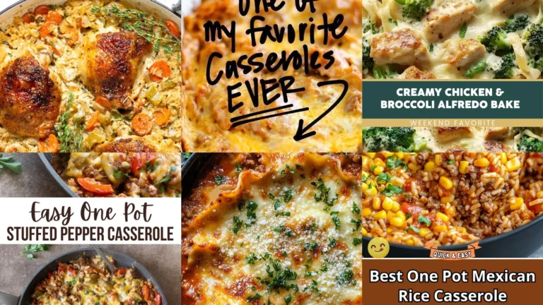 20 One Dish Dinners With Cheesy Bakes, Chicken and Colorful Veggies