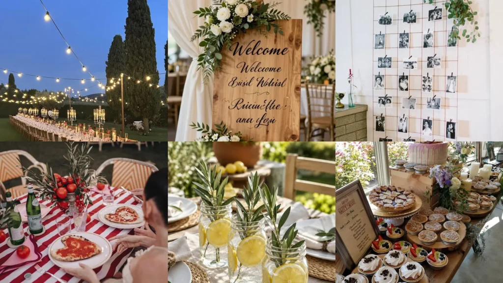 20 Rehearsal Dinner Setup Ideas With Pretty Tables and Personal Details