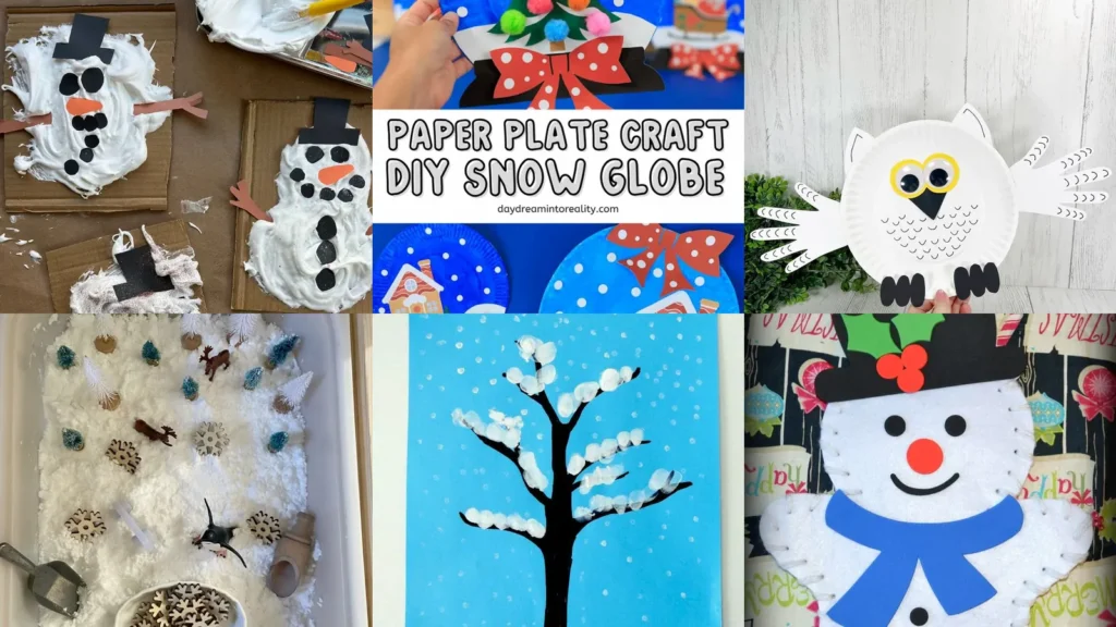 20 Snow Crafts for Preschool and Cute Winter Activity Ideas