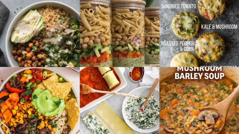 20 Vegetarian Meal Prep Ideas With Colorful Bowls, Pasta and More
